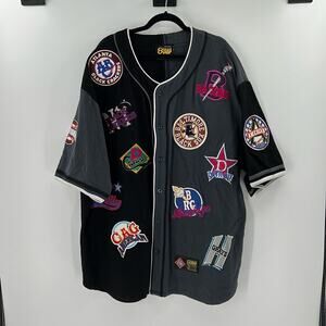 Vintage Crossover Negro League Baseball Jersey with patches - 5XL